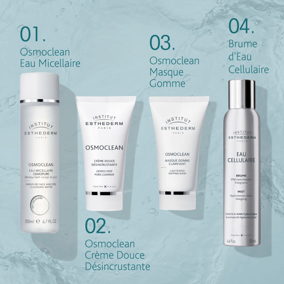 Routine Crème douce désincrustante et masque gomme clarifiant